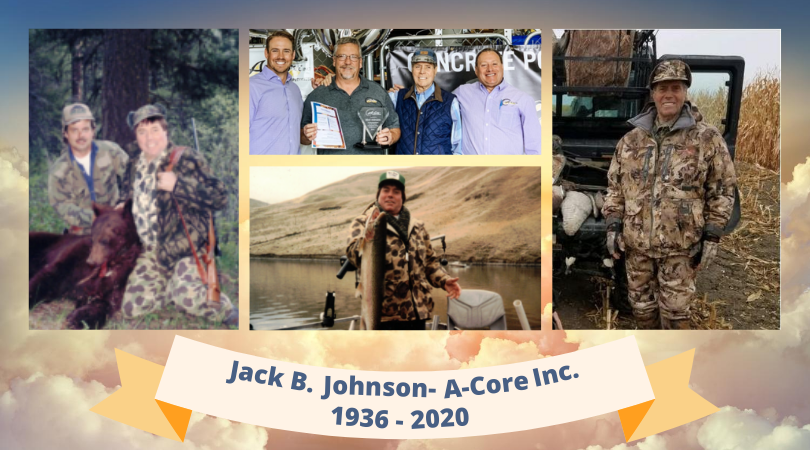 Jack B Johnson- A-Core Inc. 1936 – 2020